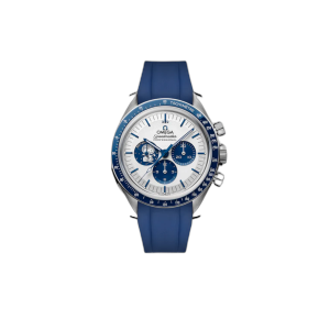 Omega Speedmaster Professional Rubber Strap - Blue - Master Copy