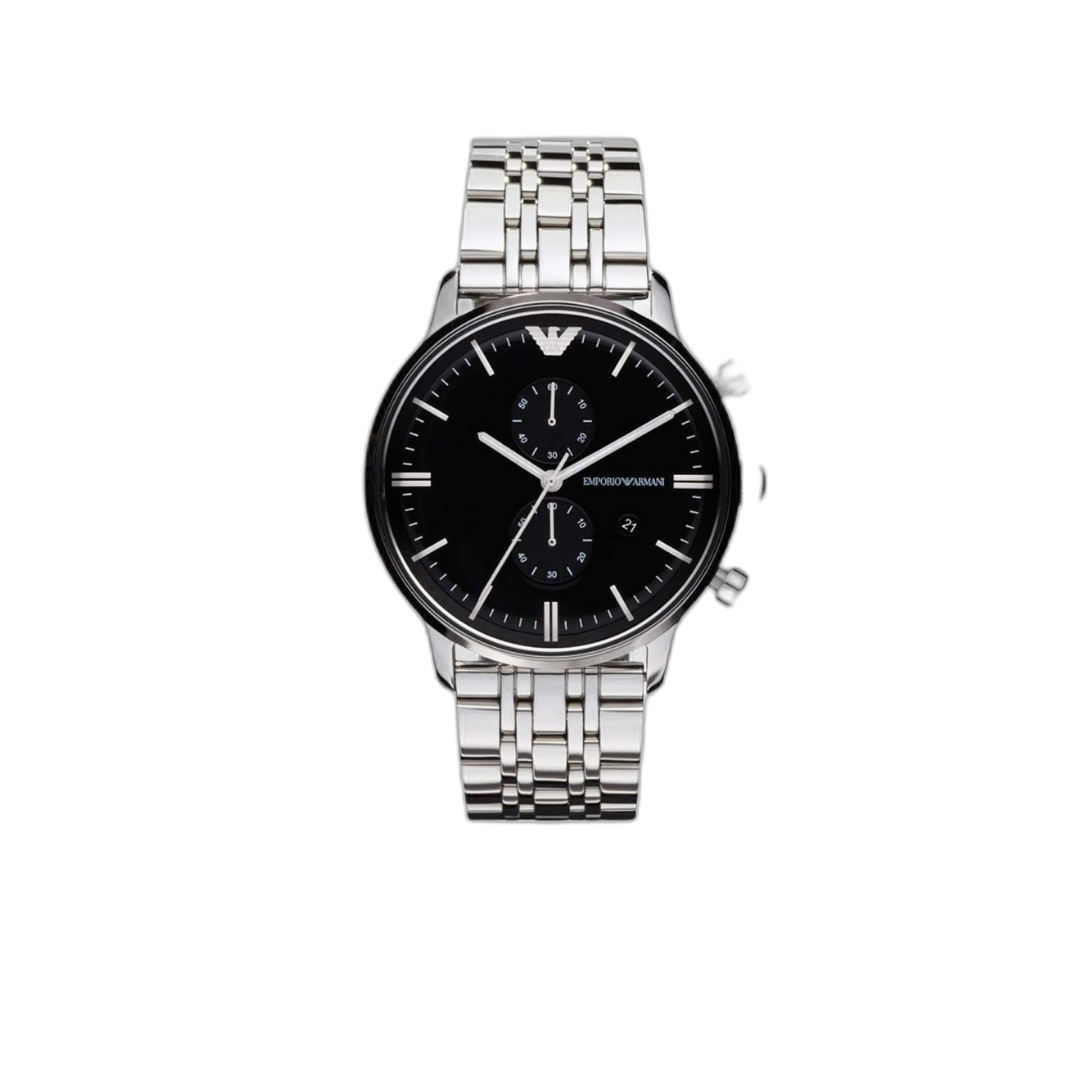 Emporio Armani Men's Chronograph Stainless Steel Watch AR0389 - Original