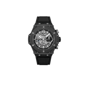Hublot Watch Big Bang Full Black Rubber Strap 44mm - Master Copy