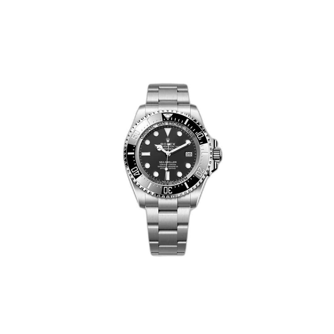 Rolex Deepsea Sea-Dweller Stainless Steel Black Dial - Master Copy