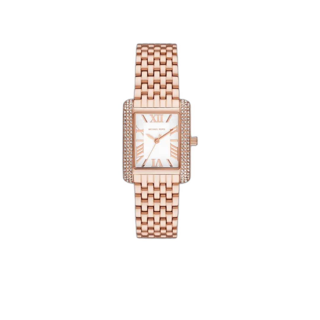 Michael Kors Emery Three-Hand Tri-Tone Stainless Steel Watch MK4743