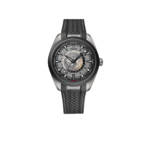 Omega Seamaster Aqua Terra Worldtimer Titanium Mens Watch - Master Copy