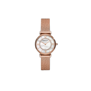 Emporio Armani Gianni T-Bar Mother of Pearl Dial Ladies Watch AR11320 - Original